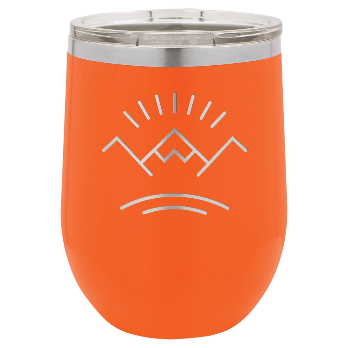 Mountain 12 oz Wine Tumbler - Powder Coated