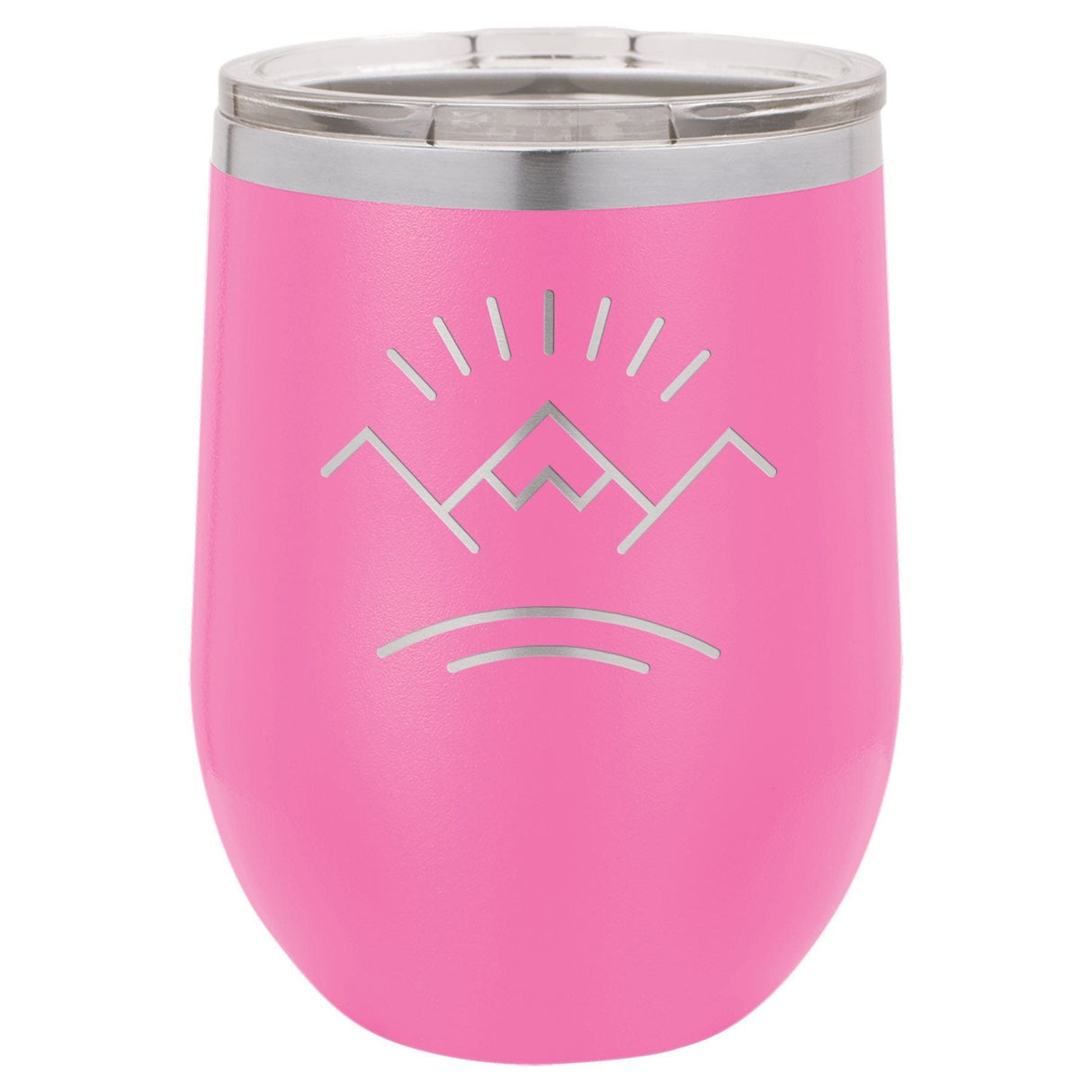 Mountain 12 oz Wine Tumbler - Powder Coated