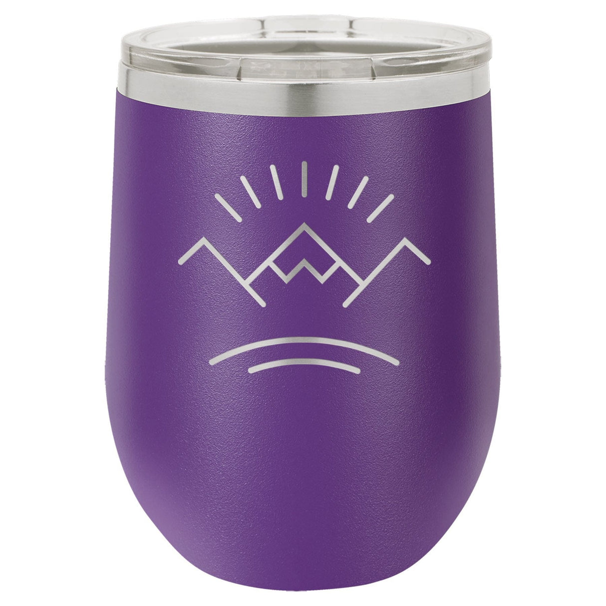 Mountain 12 oz Wine Tumbler - Powder Coated