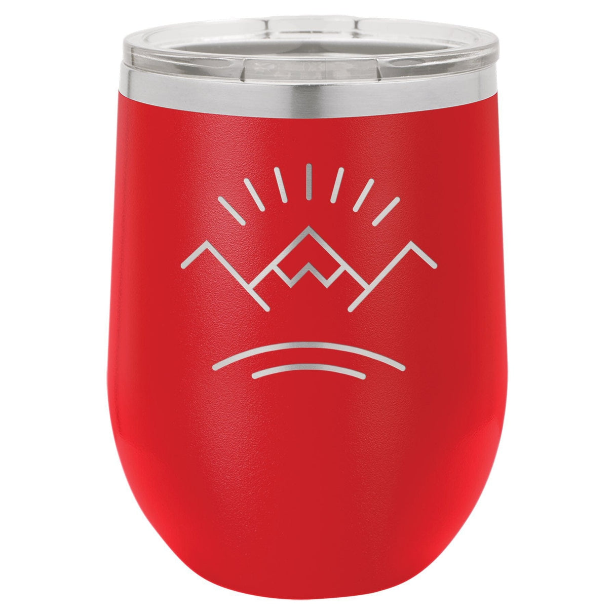 Mountain 12 oz Wine Tumbler - Powder Coated