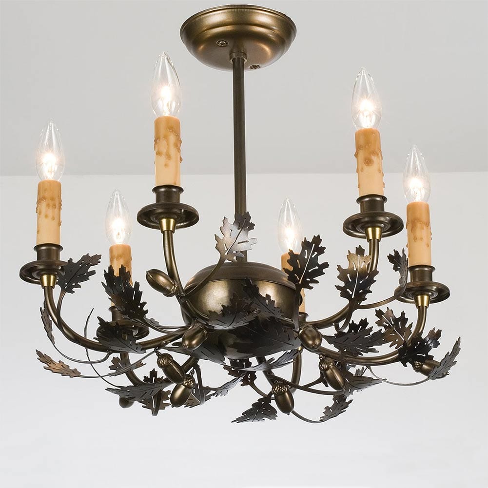 Acorn and Oaks Chandelier
