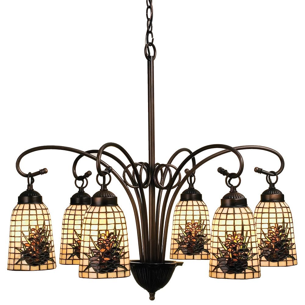 Pinecone chandelier shop
