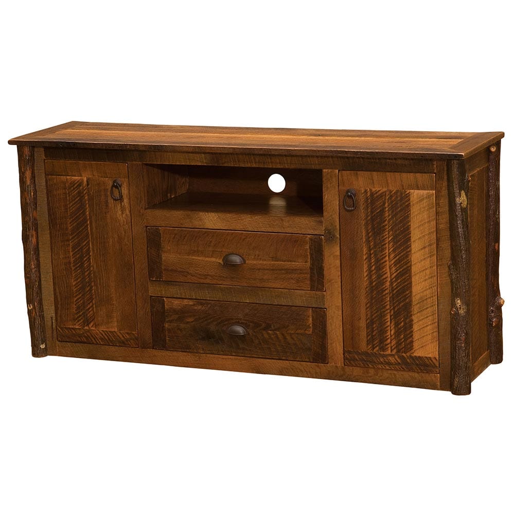Barnwood Television Stand Cabin Place