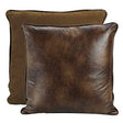 Faux Leather Reversible Euro Sham