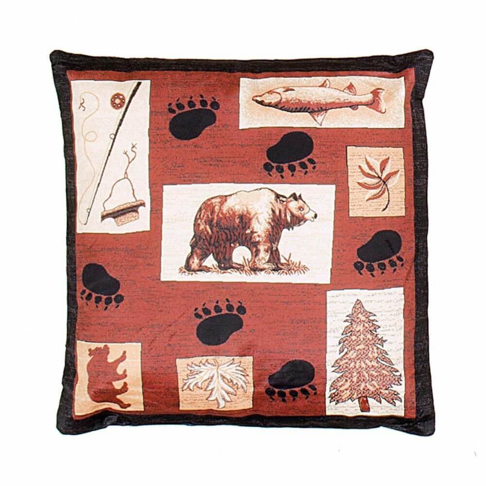 Bear Tracks Pillow