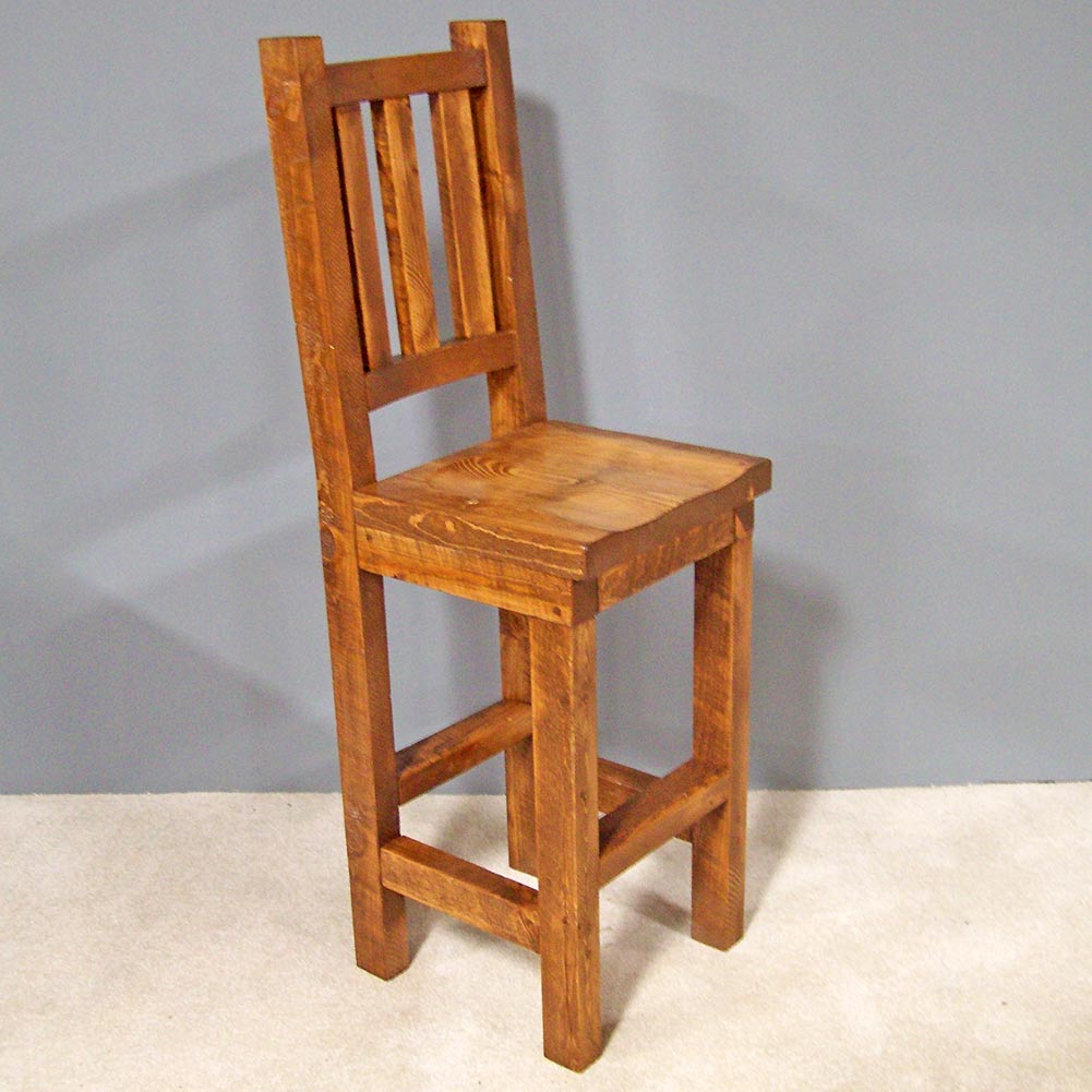 Caldwell Brook Barnwood Lite Pub Style Bar Stool