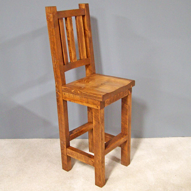 Caldwell Brook Barnwood Lite Pub Style Bar Stool