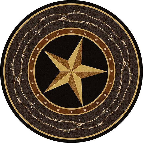 Don't Fence Me In 8' Round Rug