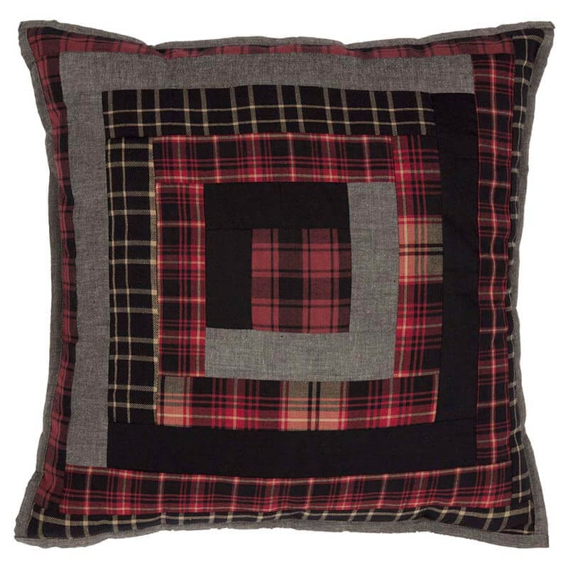 Durango Plaid Patchwork Pillow