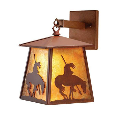 End Of Trail Hanging Wall Sconce