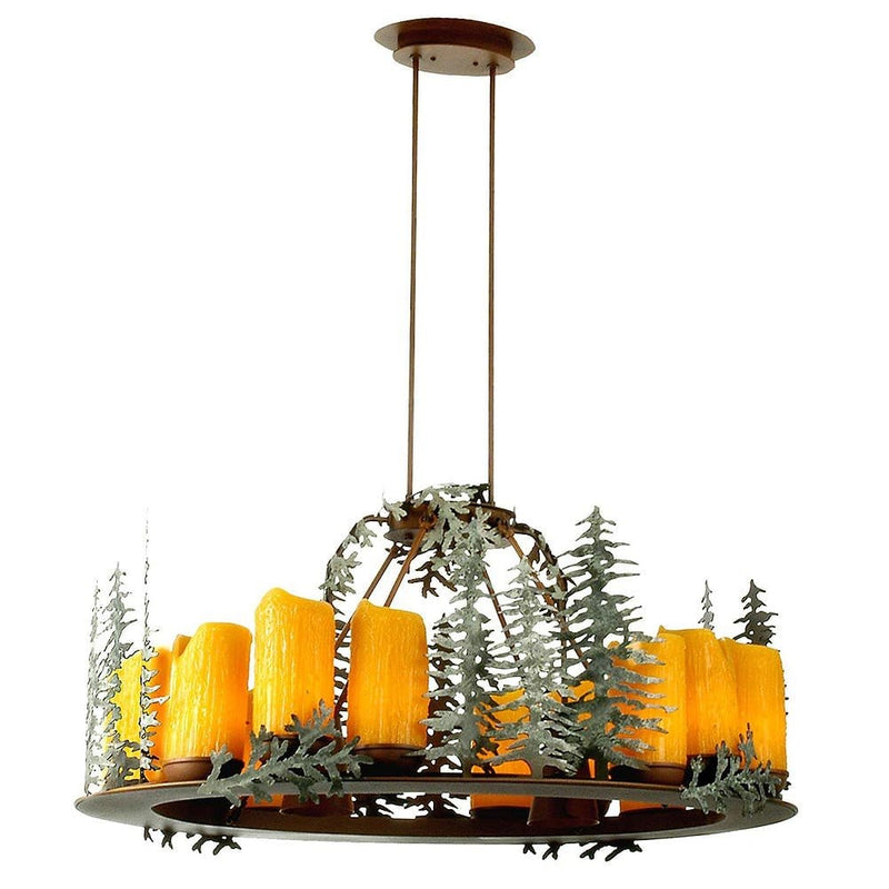 Forest Candles Chandelier
