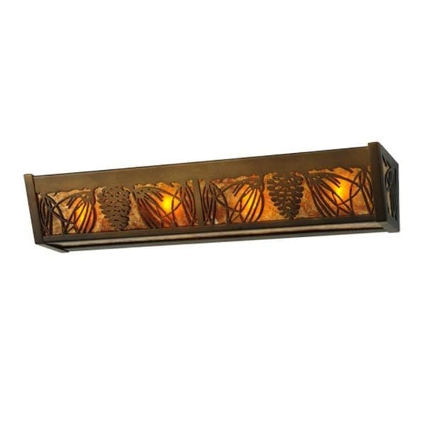Glowing Pinecones Vanity Light Fixture