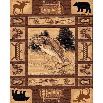 Great Outdoors Rustic Area Rug