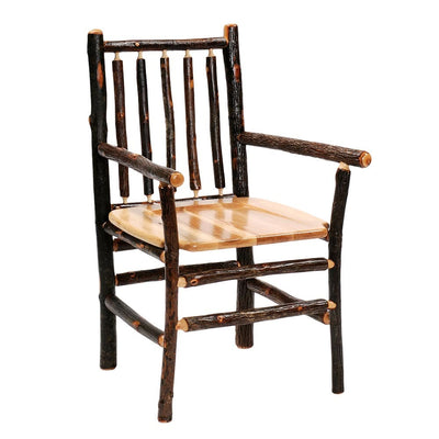 Hickory Spoke Back Arm Chair