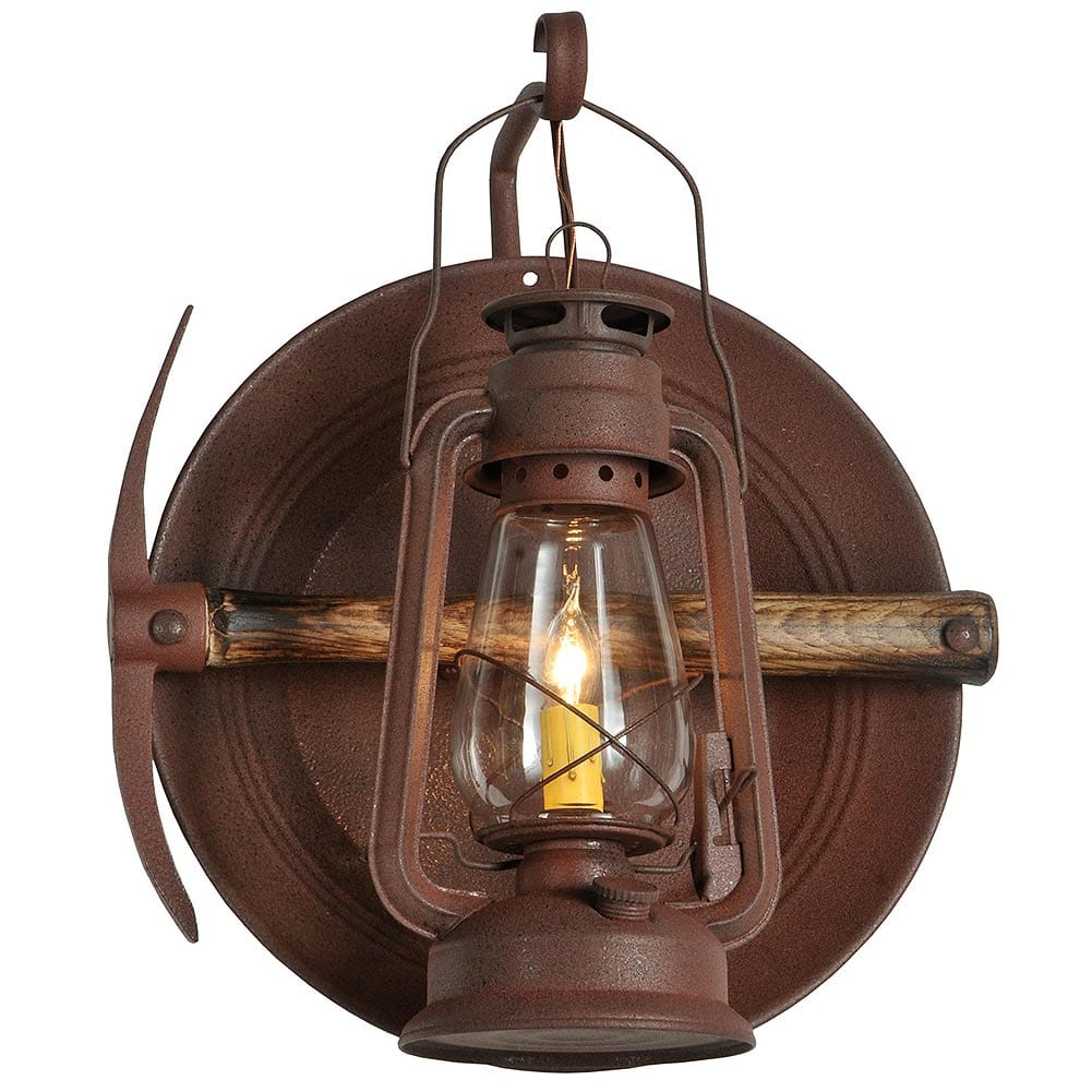 Miners Lantern Wall Sconce