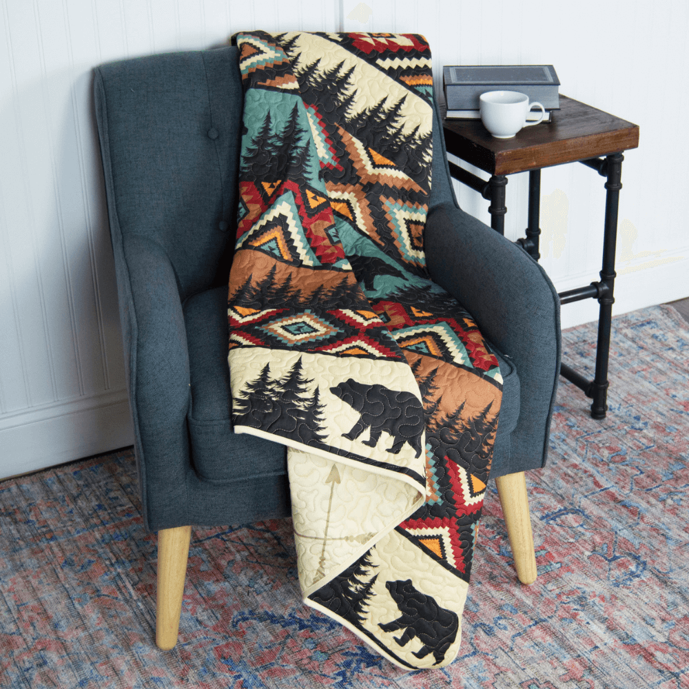 Native Bears Throw