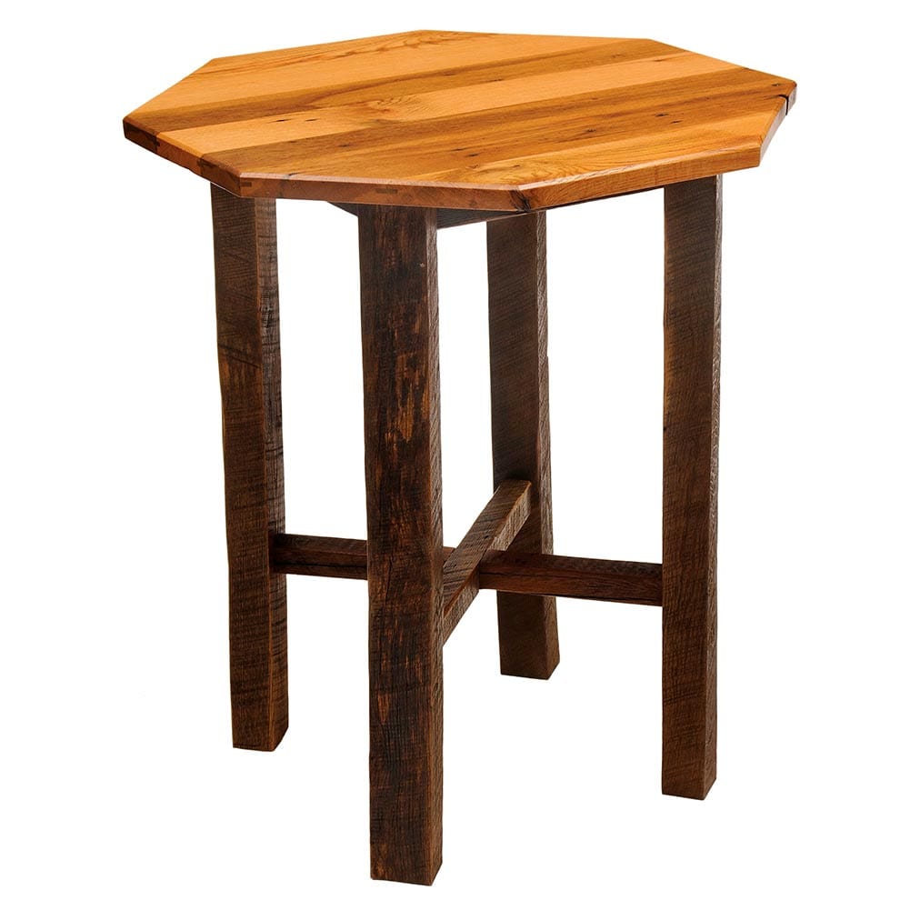 Octogon Barnwood Pub Table
