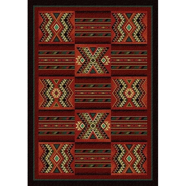 Painted Cliffs Red Area Rug