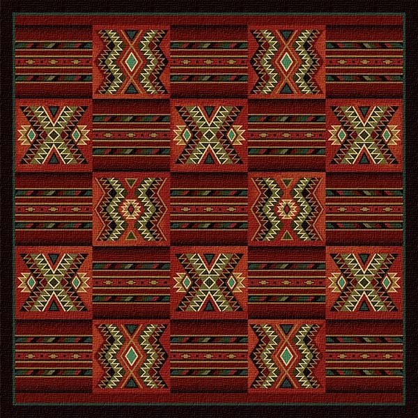 Painted Cliffs Red Area Rug