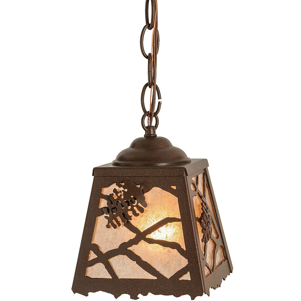 Pine Cone & Branches Pendant