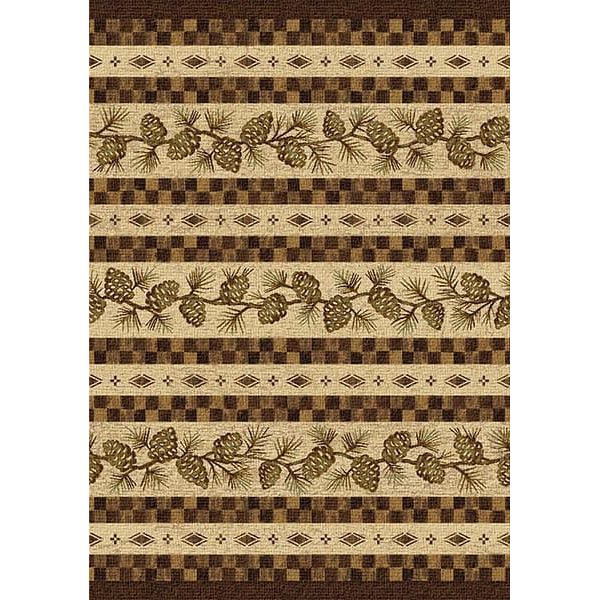Pinecone Square Area Rug