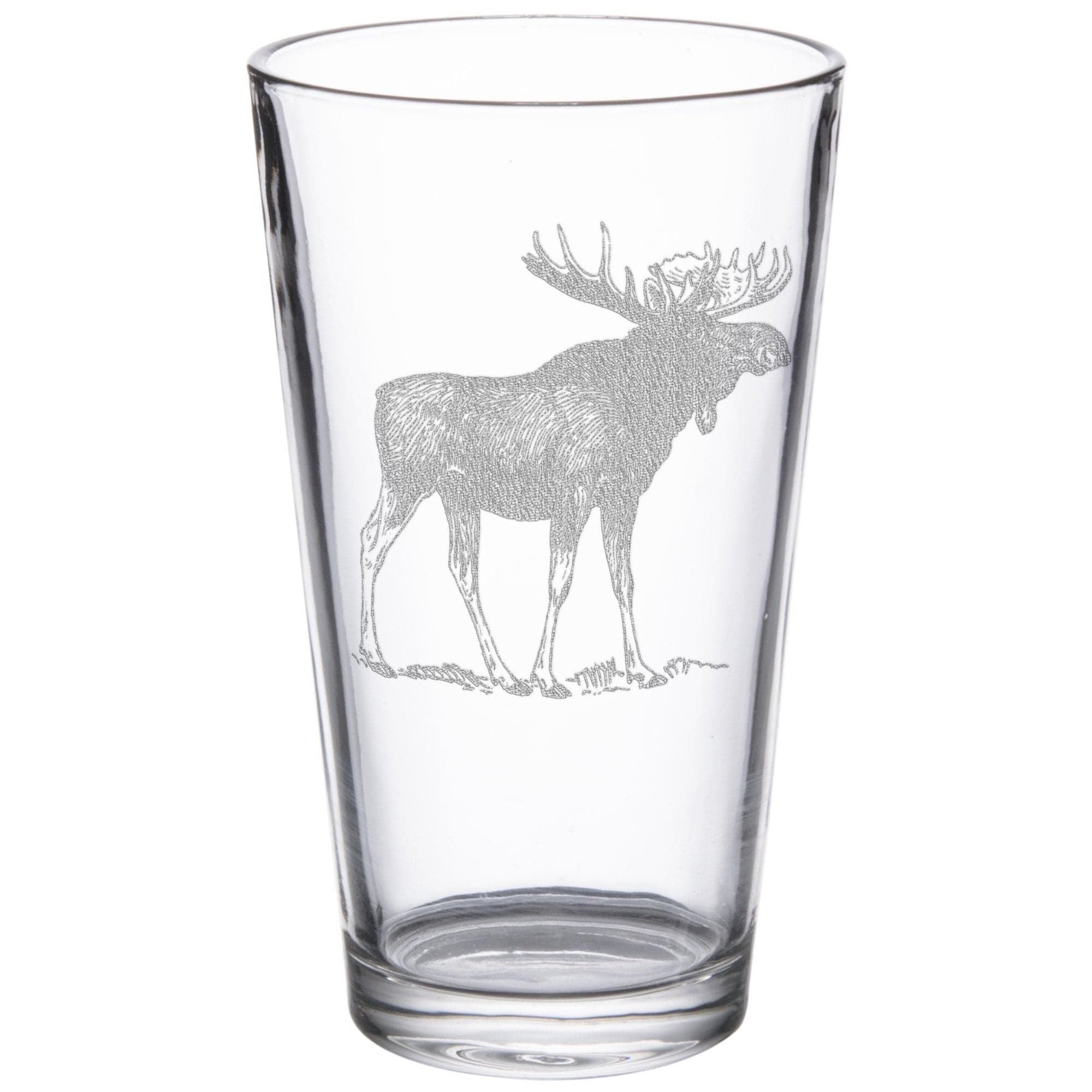 Set of 4 Elk Head Beer Glasses