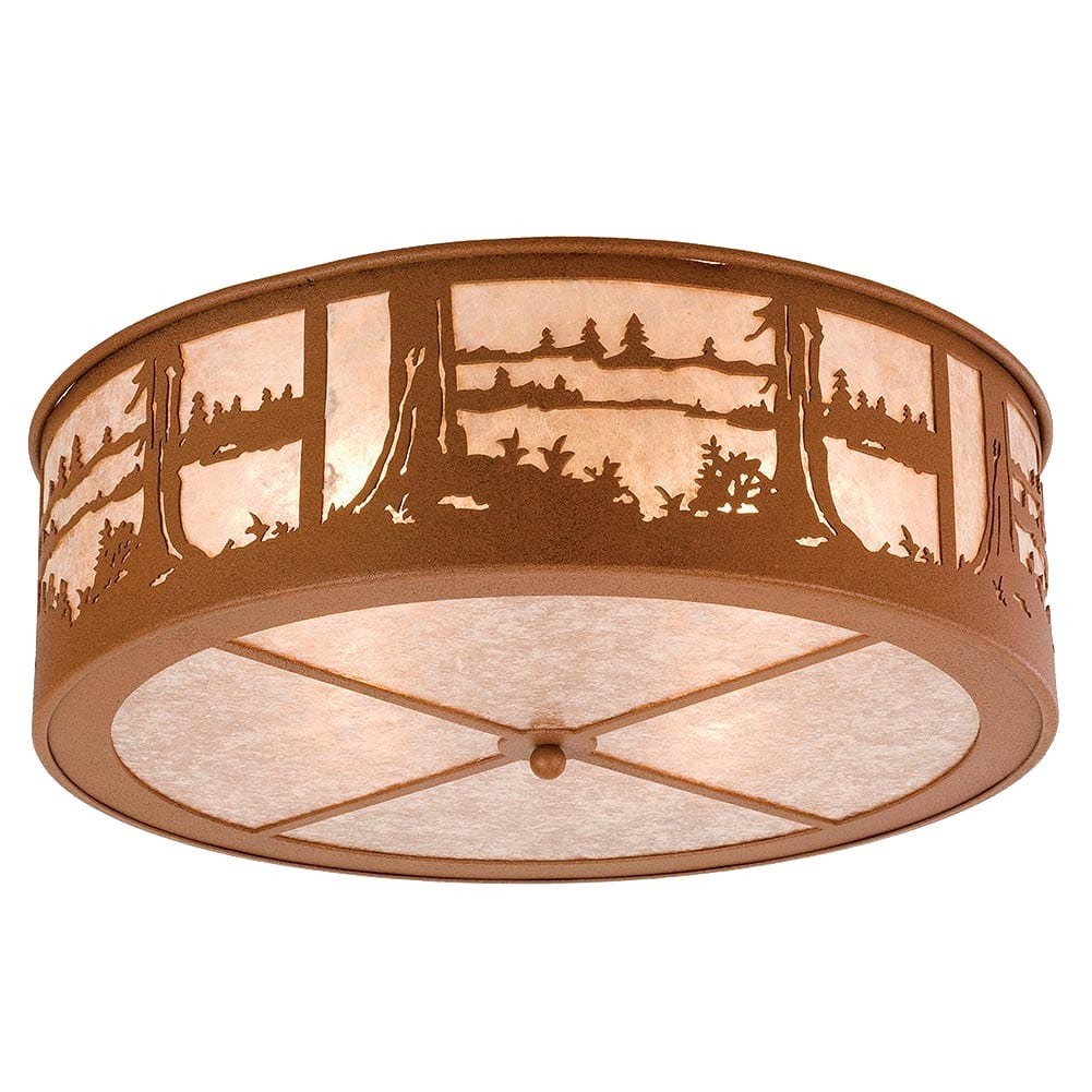Quiet Pond Flush Mount Ceiling Light
