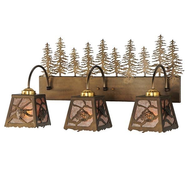 Rustic Pines Vanity 3 Light Fixture