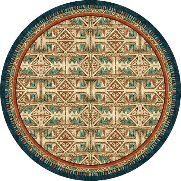 Santa Rosa Teal Area Rug