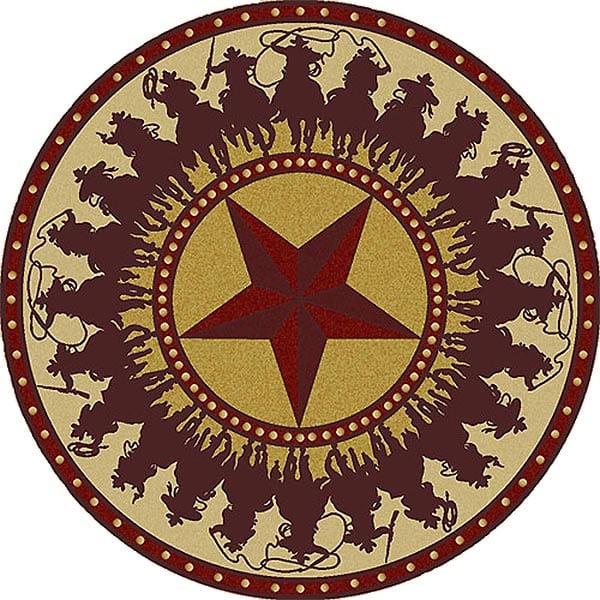 Sheriff's Posse 8' Round Rug