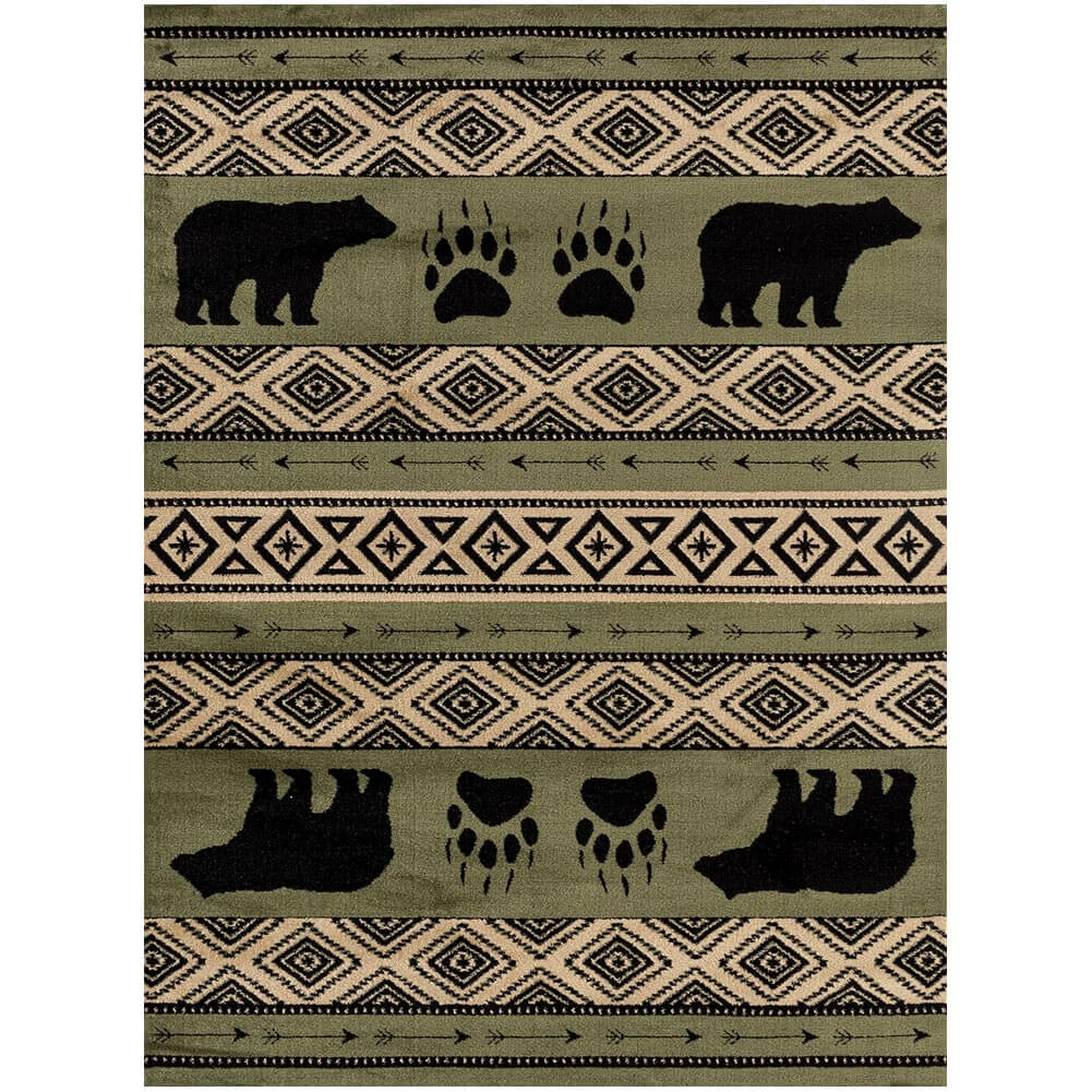 Sedona Green Bear Area Rug