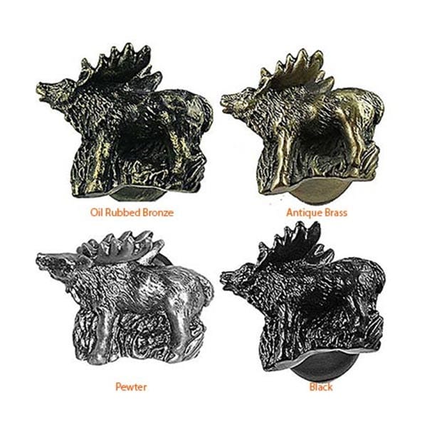 Standing Elk Cabinet Knob