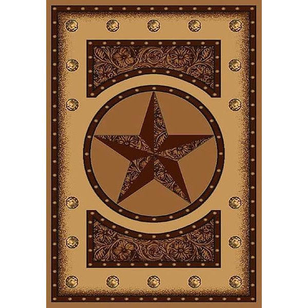 Tooled Star Rug