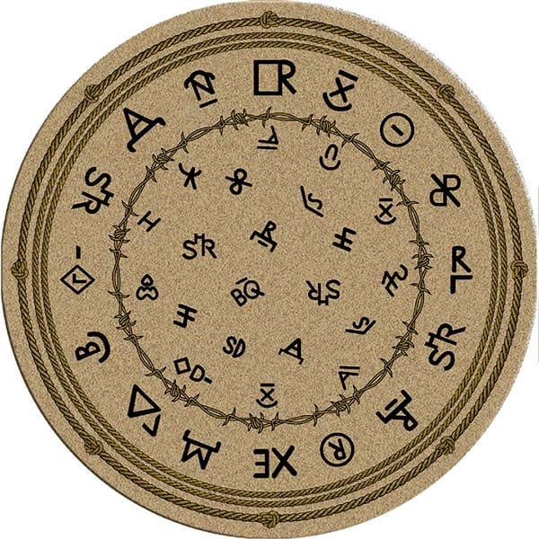 Western Brands Light 8' Round Rug