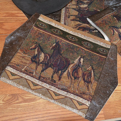 Western Wild Horses Placemats