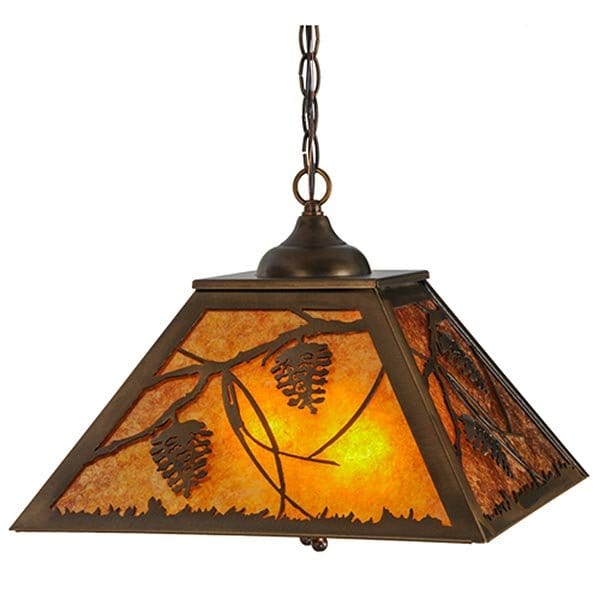 Whispering Pines Swag with Amber Mica