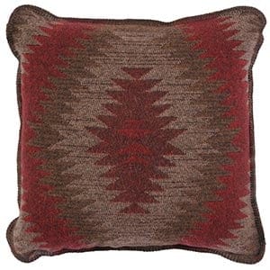Crimson Sky Square Pillow 2