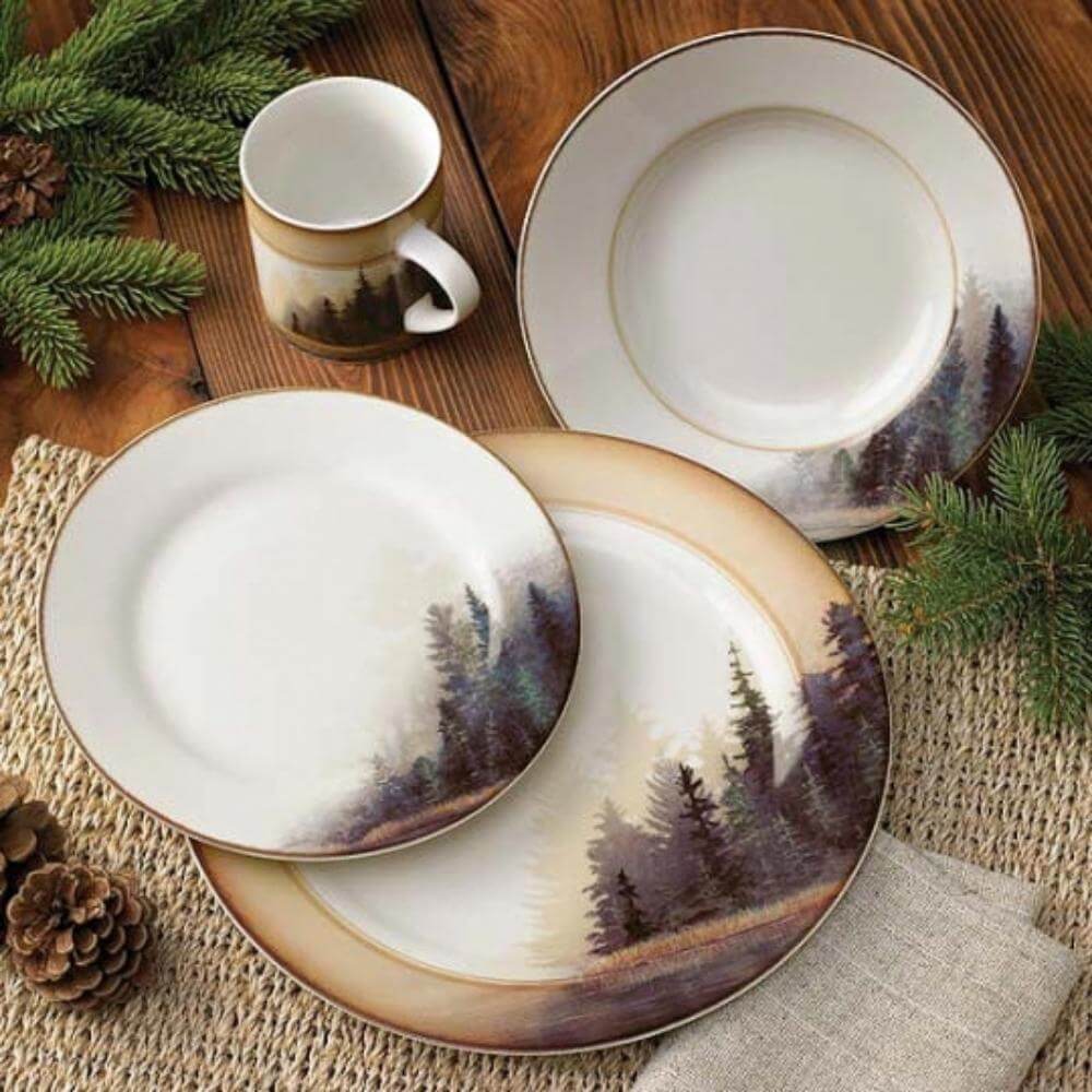 Rustic Dinnerware | Dishes, Flatware, & Sets | Cabin Place – The Cabin ...
