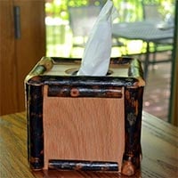 Rustic Tissue Box Covers
