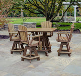 Premier Patio Five Piece Square Counter Height Dining Set