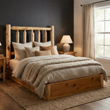 Traditional Cedar Platform Bed