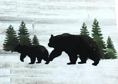 Whitewash Bear Pillow