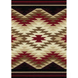 Santa Fe Red Starburst Area Rug