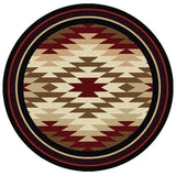Santa Fe Red Starburst Area Rug