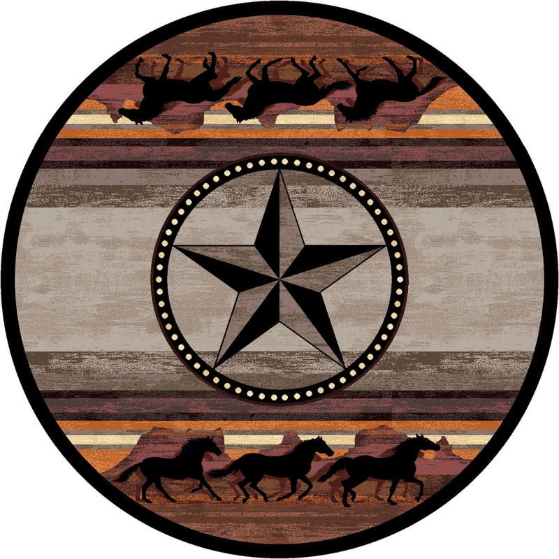 Lone Star Stampede Rug