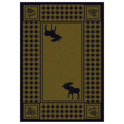 Minimalist Moose Rug