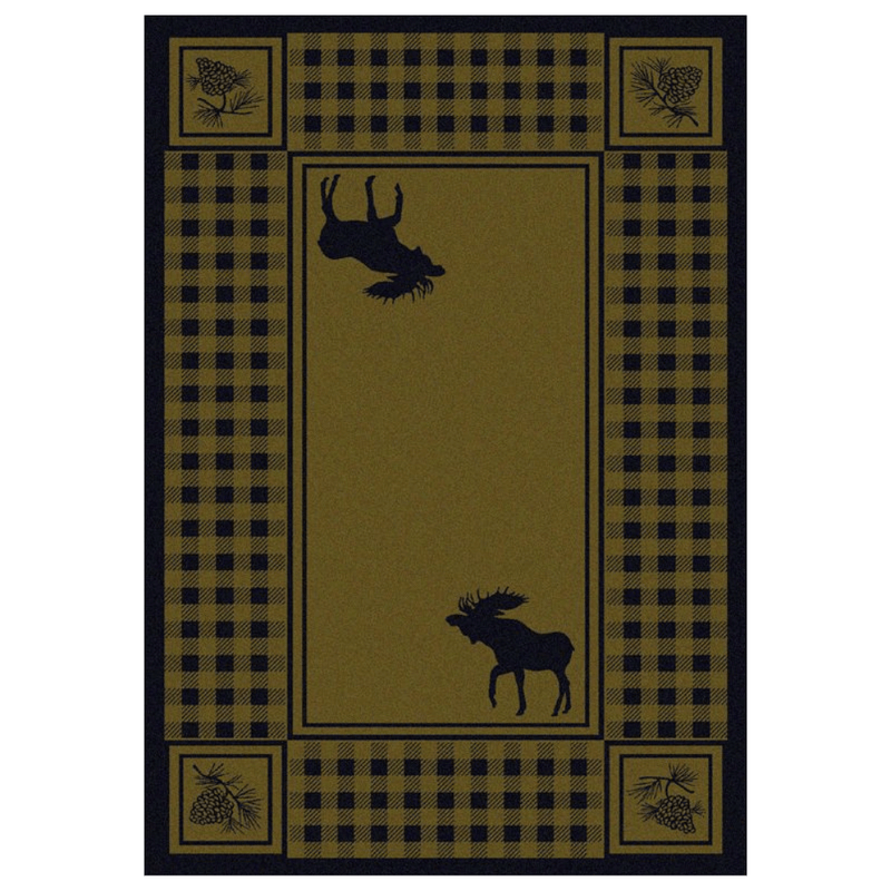 Minimalist Moose Rug