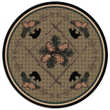 Pinecone Bear Lodge Area Rug Collection