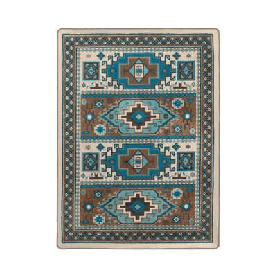 Turquoise Pottery Rug