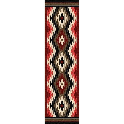 Santa Fe Orange Starburst Area Rug